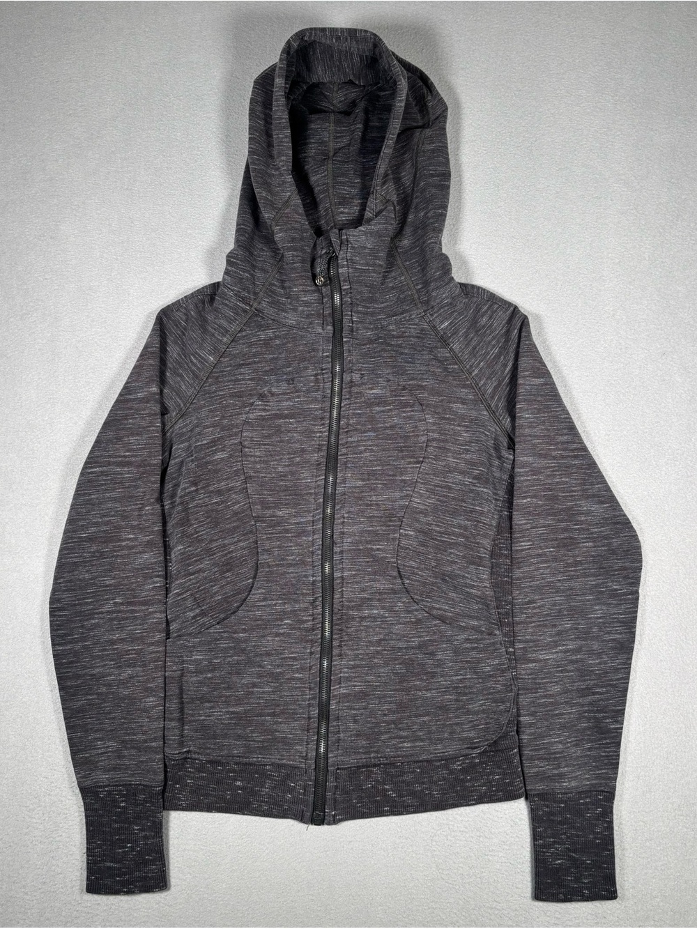 Lululemon Scuba Hoodie Full Zip Women’s Size 4 Gray  Yoga Gym Activewear